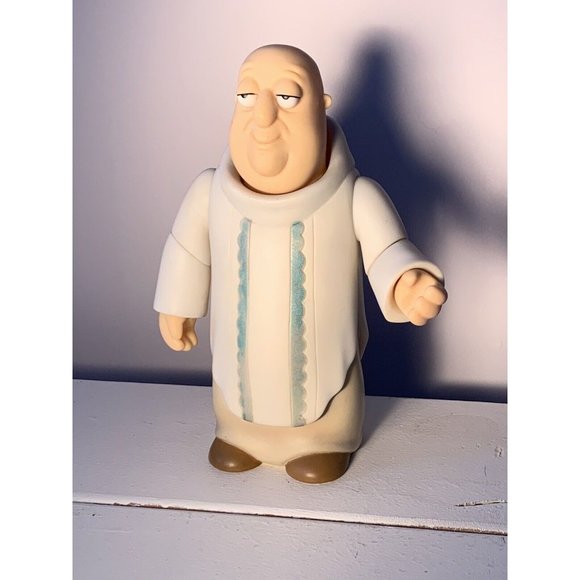 6" MEZCO TOYZ FAMILY GUY SERIES 3 THE POPE ACTION FIGURE ANIMATION - Picture 1 of 4